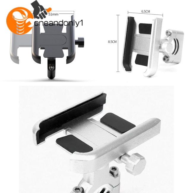 Giá Đỡ Điện Thoại Bằng Hợp Kim Nhôm Chống Sốc Gắn Xe Máy