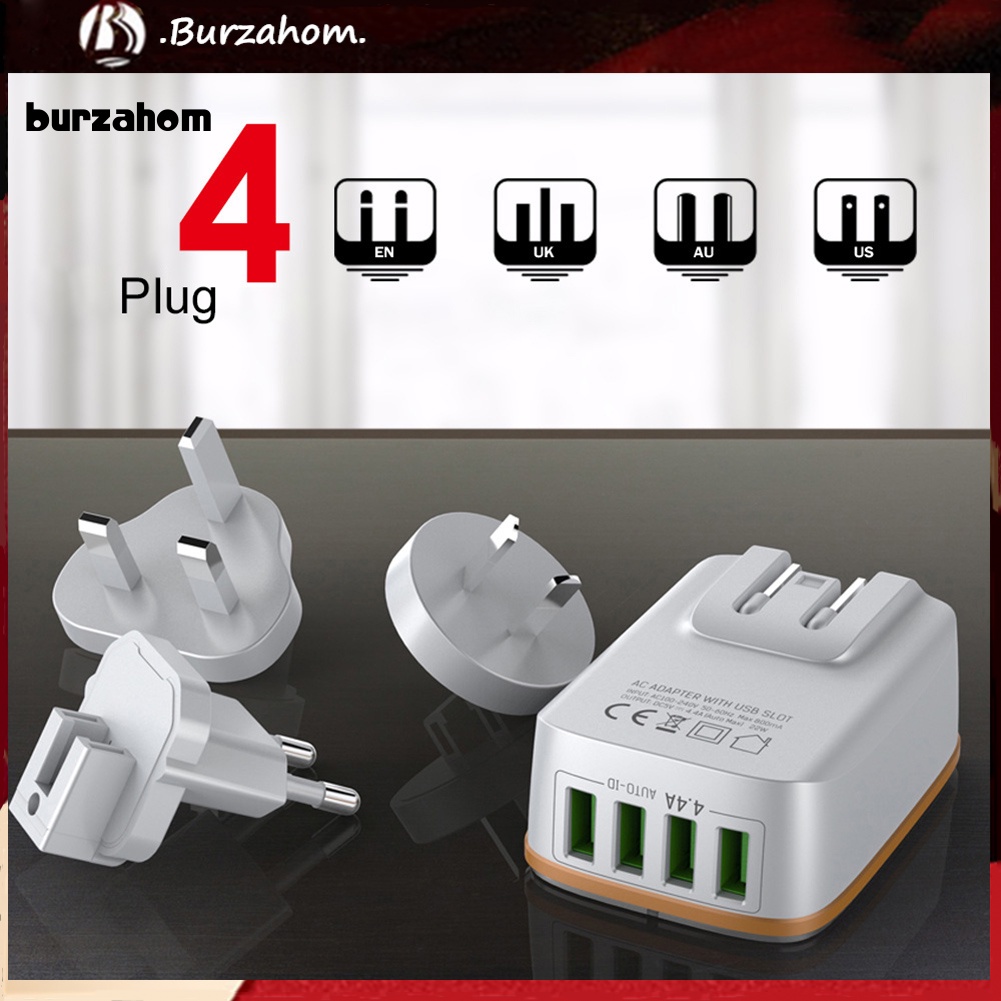 Củ Sạc 4 Cổng USB 44A AC LDNIO A4404