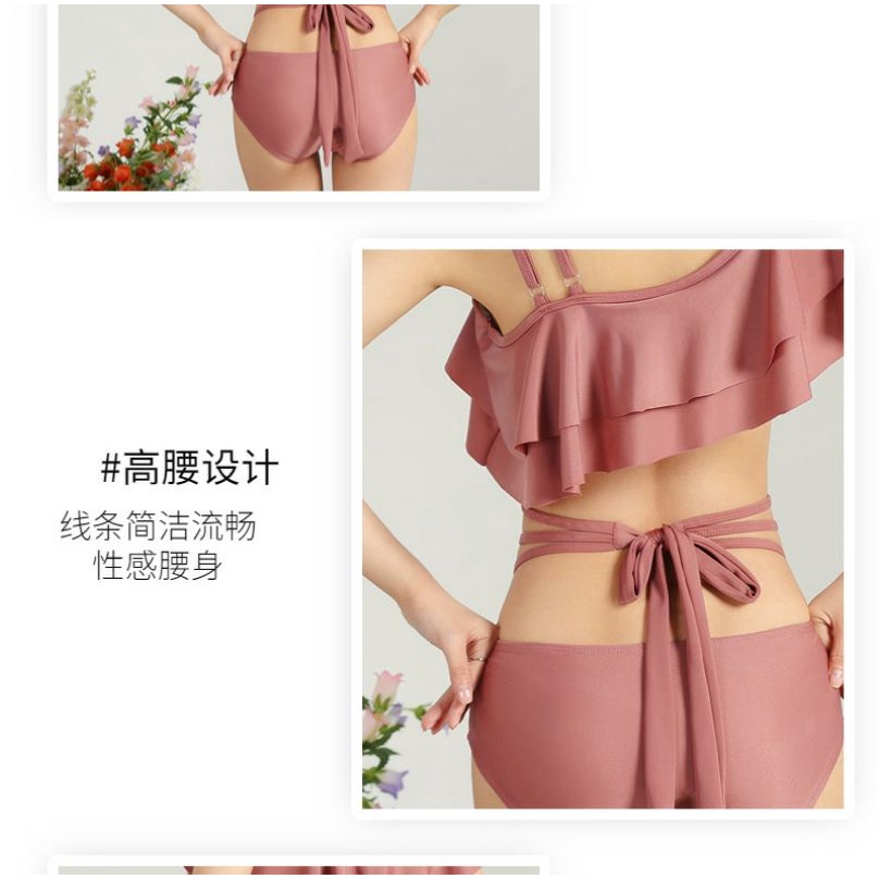 Bộ Đồ Bơi Hai Mảnh Phong Cách Hàn Quốc Thời Trang Mùa Xuân 2023 Cho Nữ