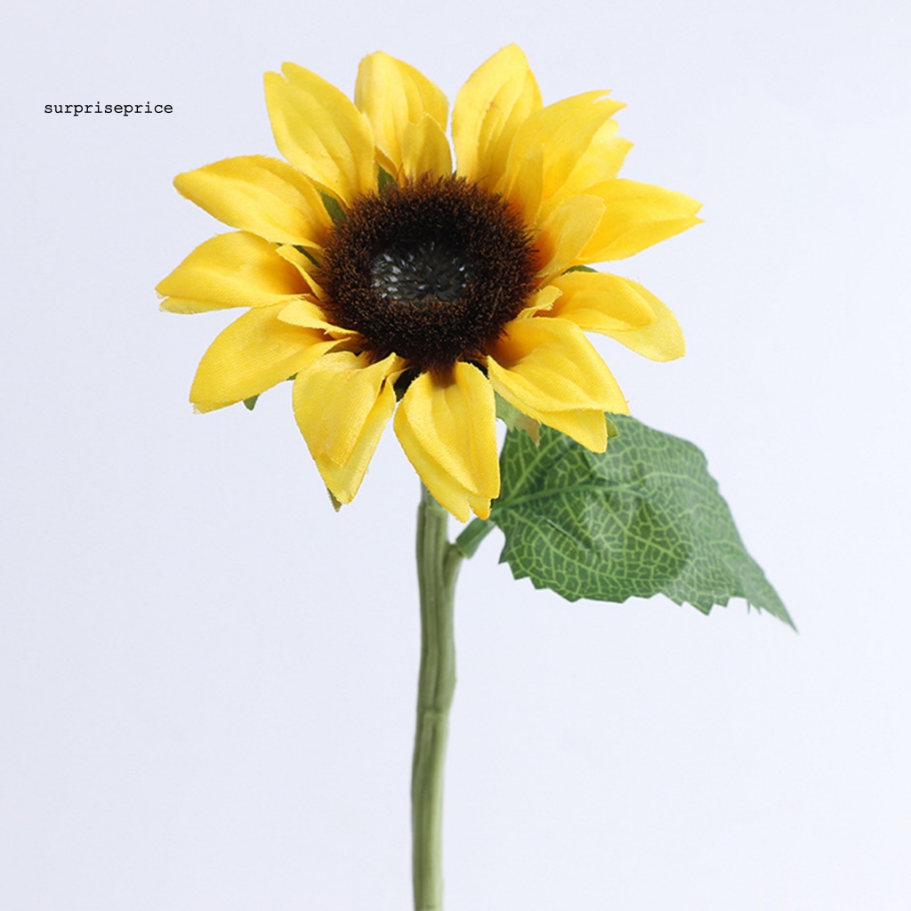 Bó Hoa Hướng Dương Giả Bằng Lụa Màu Sắc Tươi Sáng Đa Ứng Dụng Cho SPA