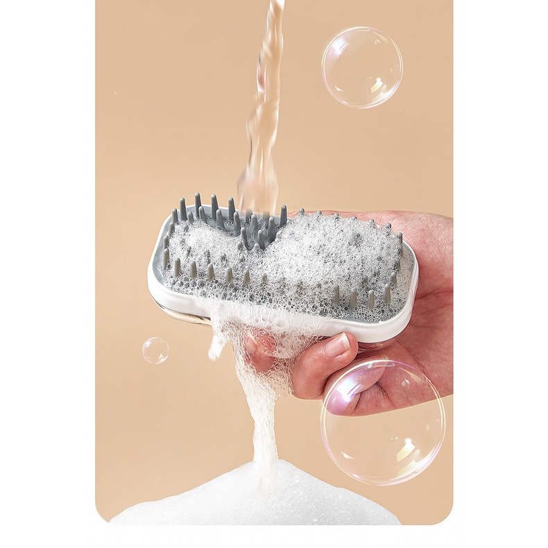 Bàn chải tắm Bàn Chải Silicone Massage Tắm Cho Thú Cưng bàn chải tắm chó bàn chải tắm cho chó sữa tắm thú cưng