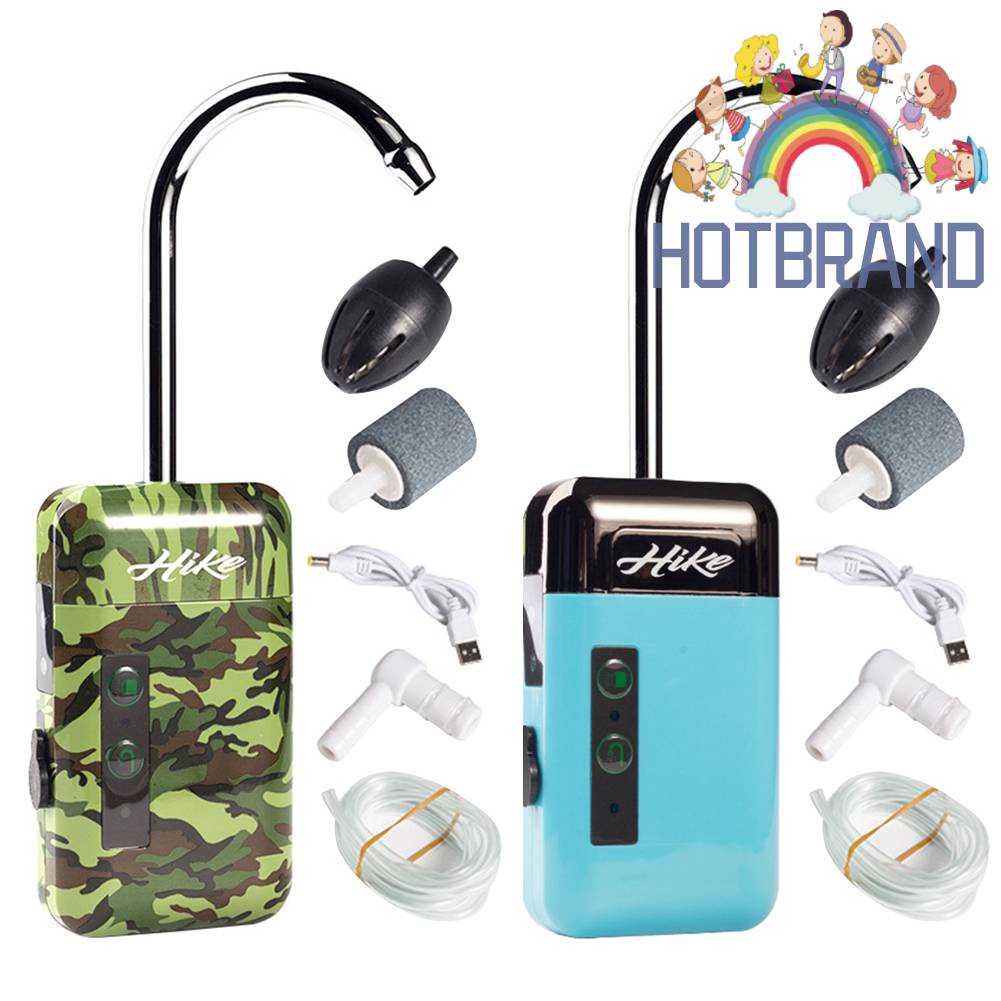 Máy Bơm Oxy Cảm Biến Thông Minh Tự Động Cho Câu Cá