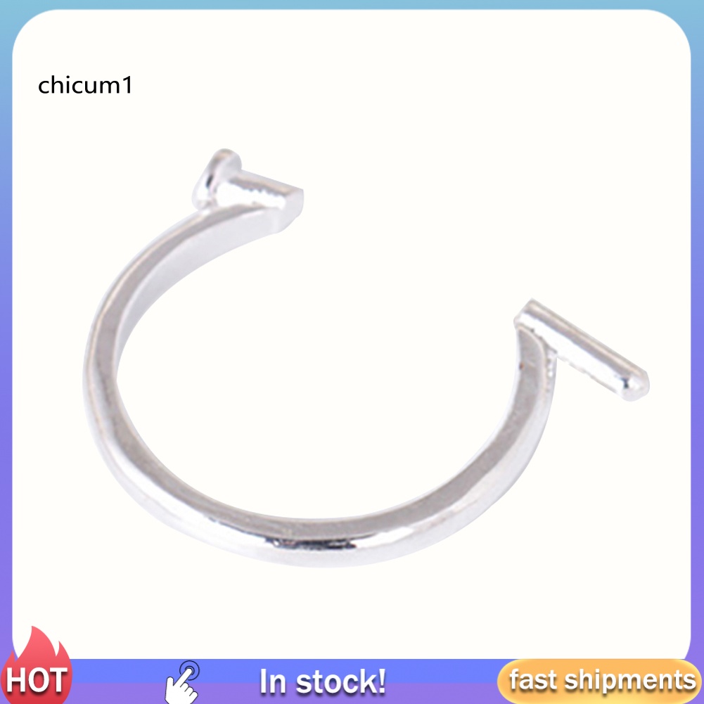 Nhẫn Hình Móng Tay Giả Unisex Sáng Tạo Có Thể Điều Chỉnh Kích Cỡ