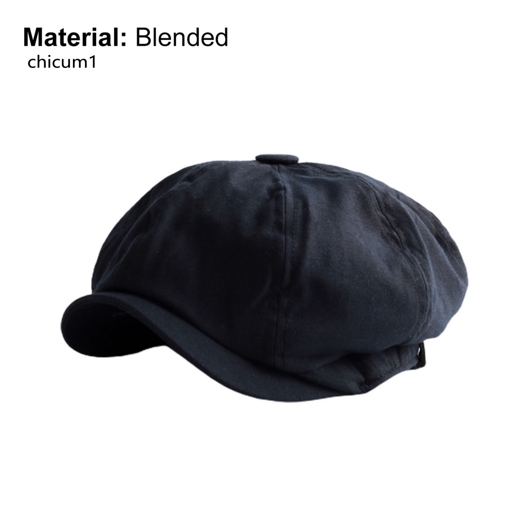 Mũ Beret Vải Pha Thoáng Khí Phong Cách Cổ Điển Cho Nam