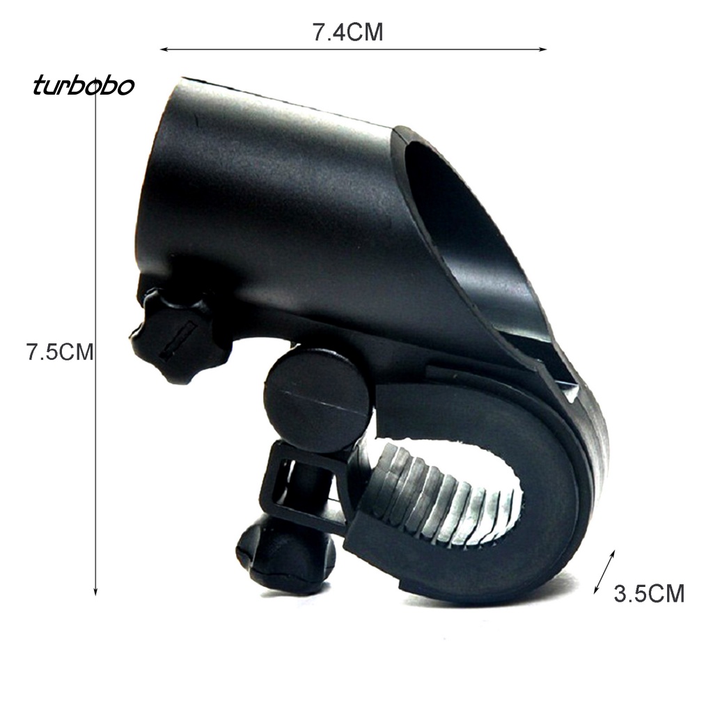 Giá Đỡ Đèn Pin Bằng Nhựa Chống Trượt Chống Mài Mòn Dành Cho Xe Đạp