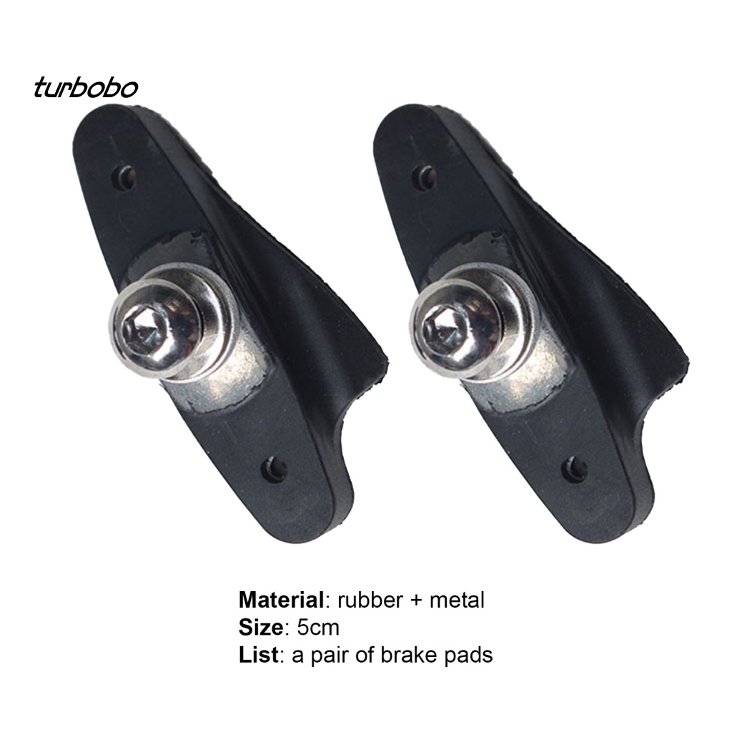 1 Cặp Má Phanh Cao Su Chữ U Cho Xe Đạp Leo Núi