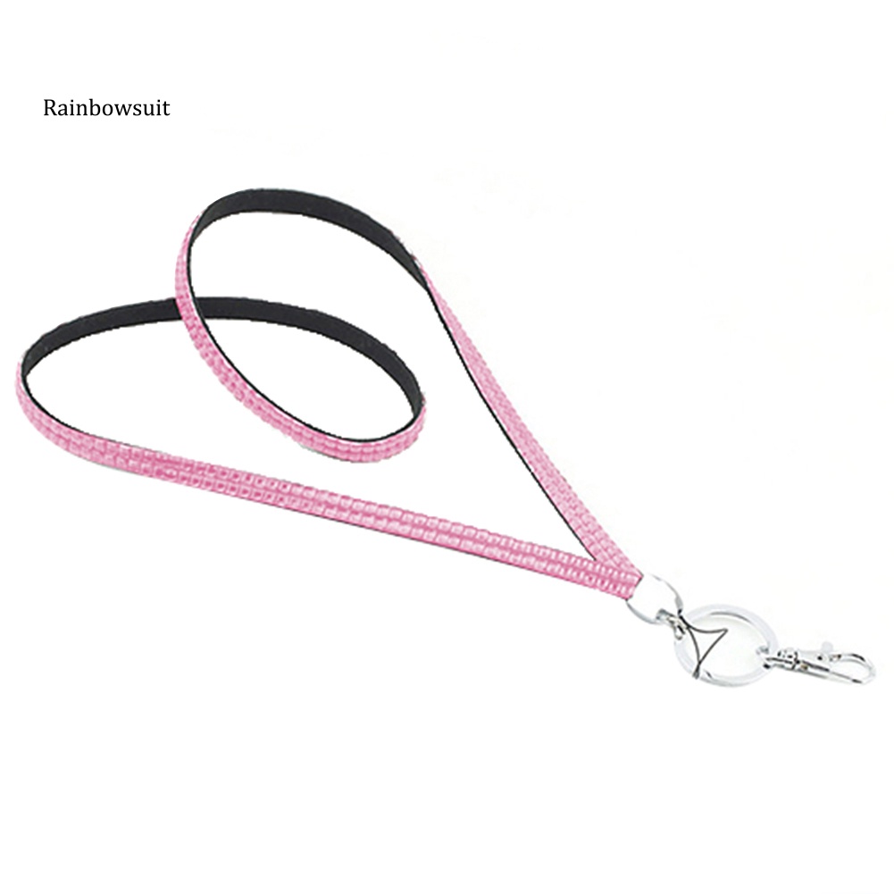 1 Dây Đeo Thẻ ID / Chìa Khóa Đính Đá Lấp Lánh Sang Trọng Cho Nữ