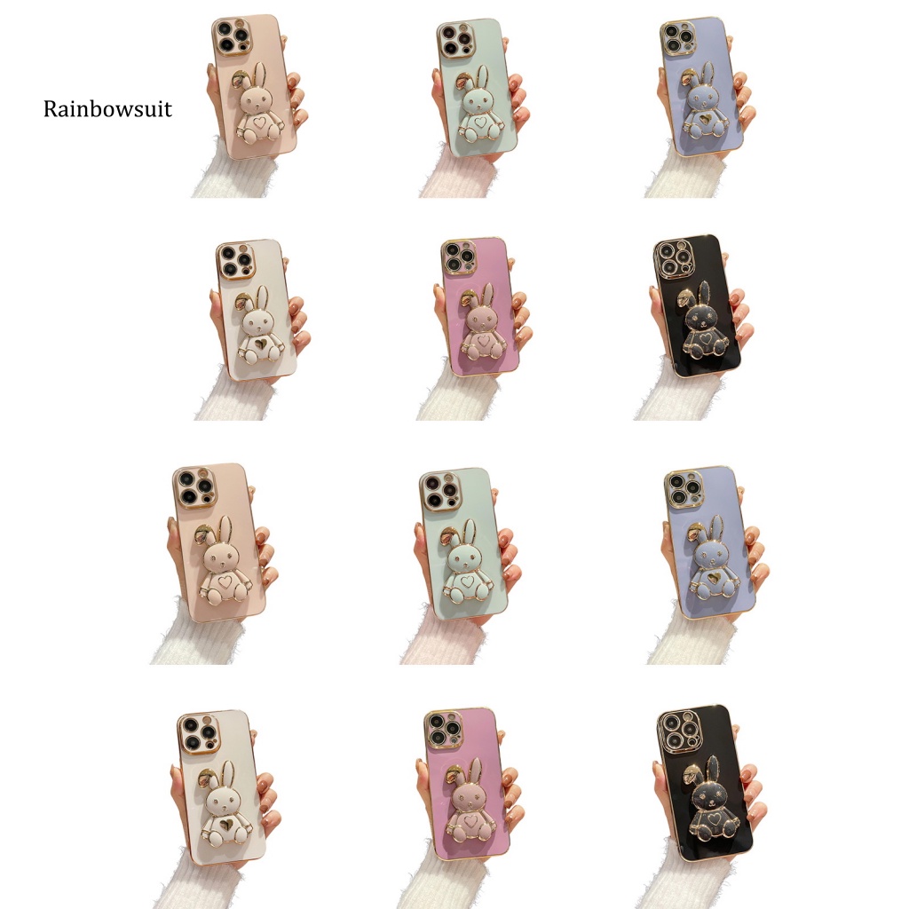 Ốp Điện Thoại Bảo Vệ Toàn Diện Họa Tiết Chú Thỏ Dễ Thương Dành Cho Iphone 14 Pro / 14 Pro Max