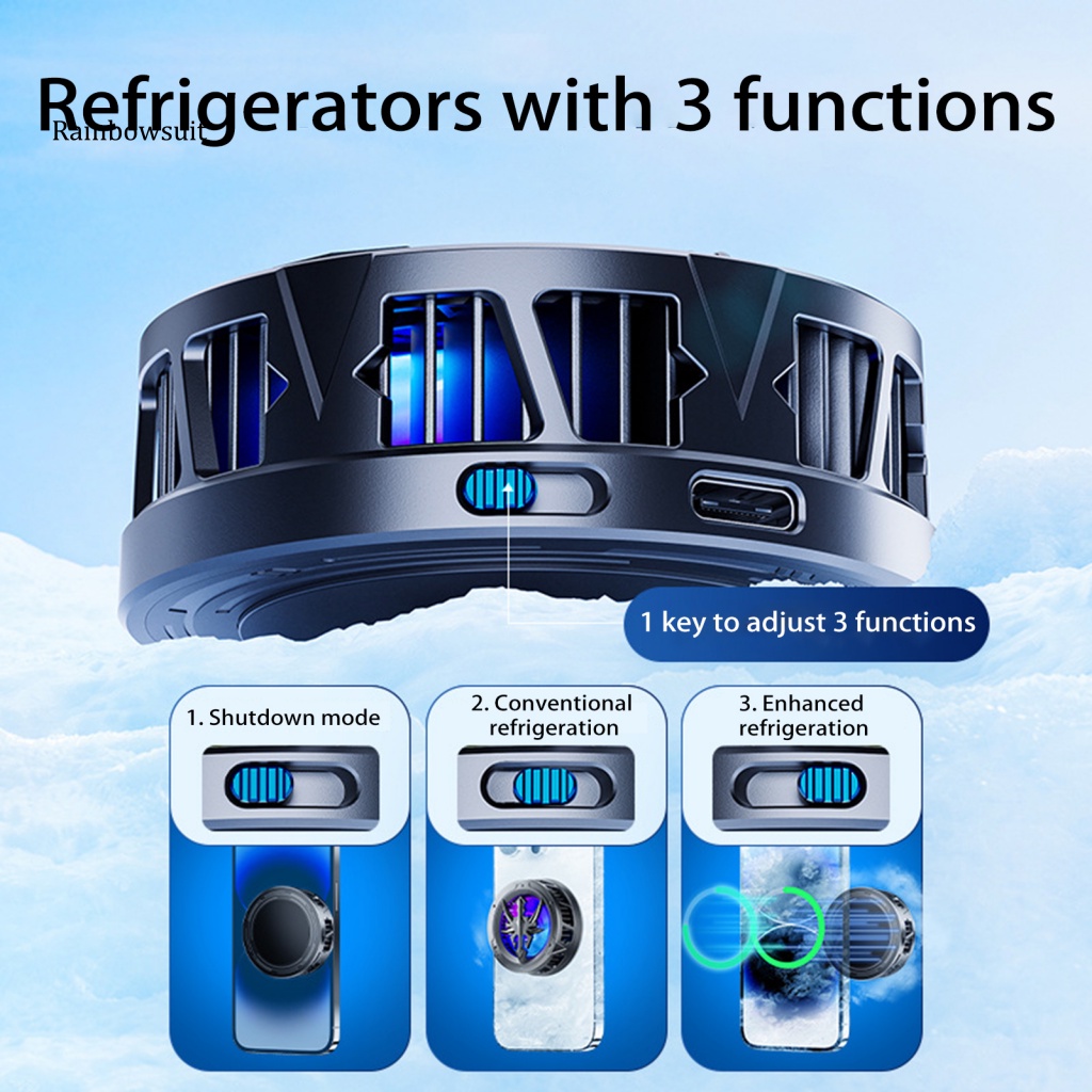 Quạt Tản Nhiệt Bán Dẫn Từ Tính Làm Mát Cho Điện Thoại Di Động