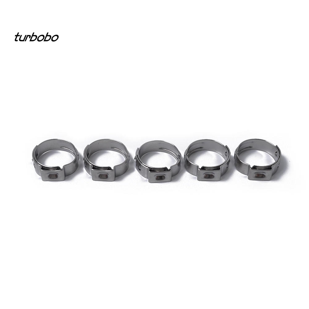 Set 10 Kẹp Ống Thủy Lực Chữ O Bằng Thép Không Gỉ