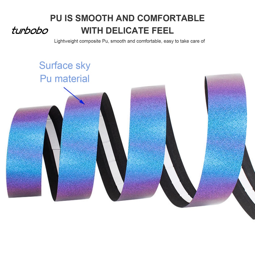 1 Bộ Băng Quấn Tay Lái Xe Đạp Giả Da EVA Chống Trượt Thay Đổi Màu