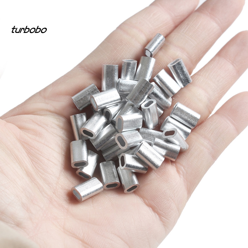 Set 50 Ống Nhôm Quấn Dây Câu Cá Chống Rỉ Sét