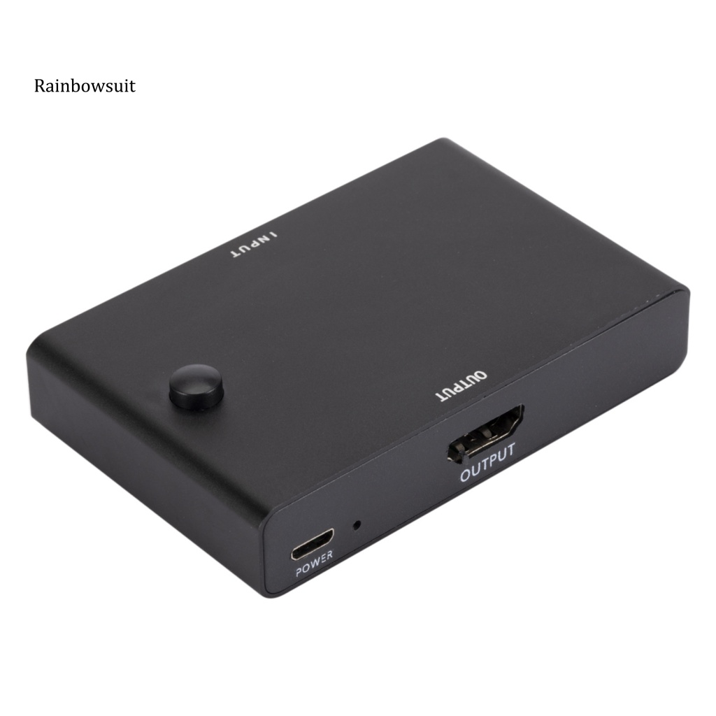 Công Tắc Chuyển Đổi 3 Đầu Vào HDMI Độ Phân Giải Cao Chuyên Nghiệp Dành Cho Laptop