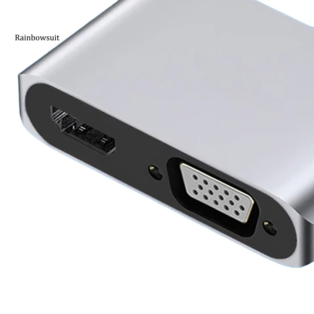 Bộ Chuyển Đổi Video Kỹ Thuật Số Độ Phân Giải Cao USB30 Sang HDMI-compatible VGA 1080P Cho Máy Chiếu