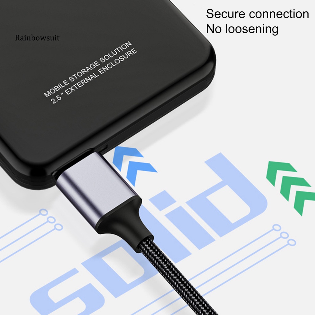 Dây Cáp Sạc Ổ Cứng 5Gbps Hai Đầu Tốc Độ Cao USB30 Sang Micro B Chống Nhiễm Trùng