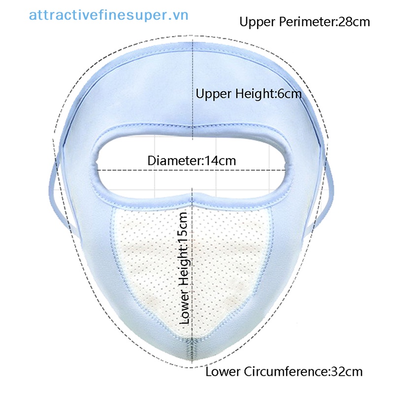Afs Khẩu Trang Lụa Lạnh Chống Tia UV Dùng Khi Chạy Xe Đạp / Xe Máy