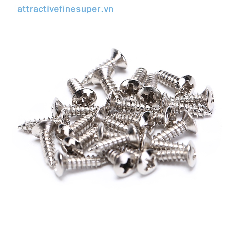 Set 25 Ốc Vít 3mm Cho Miếng Gảy Đàn Guitar Điện