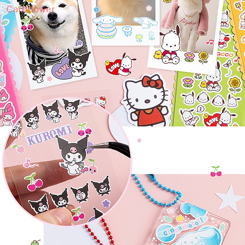 Miếng Dán Trang Trí Sổ Tay Hình Chó Mèo Dễ Thương DIY Mới