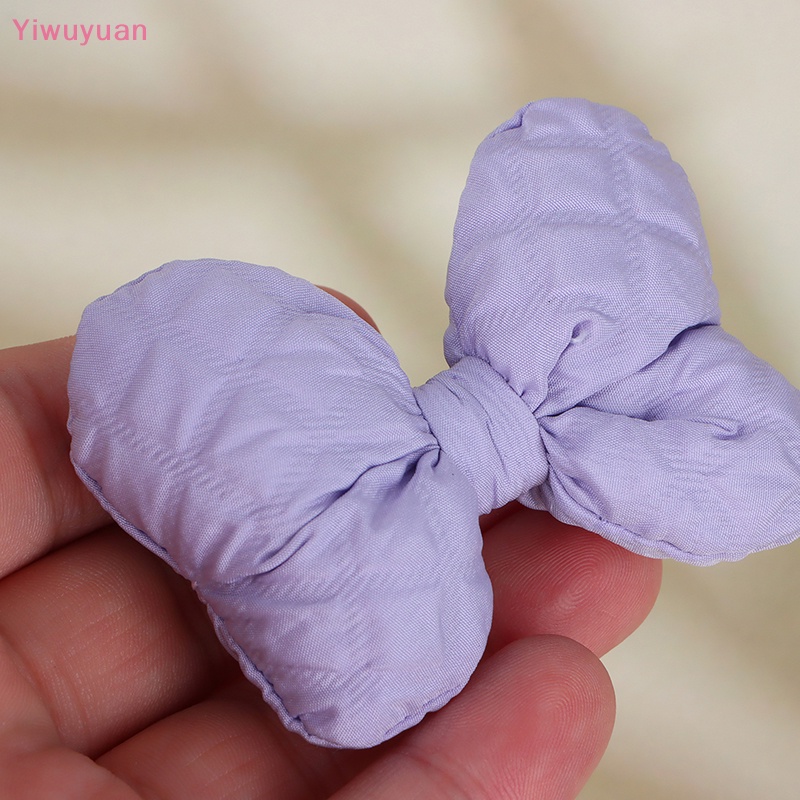 Bộ 2 Miếng Vải Cotton In Hoa / Nơ Handmade Trang Trí Quần Áo Mới