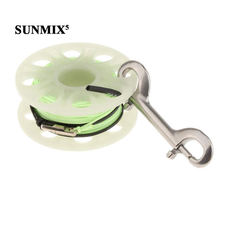 Cuộn Dây Lặn Có Móc Hai Đầu Bằng Thép Không Gỉ 30M / 100ft