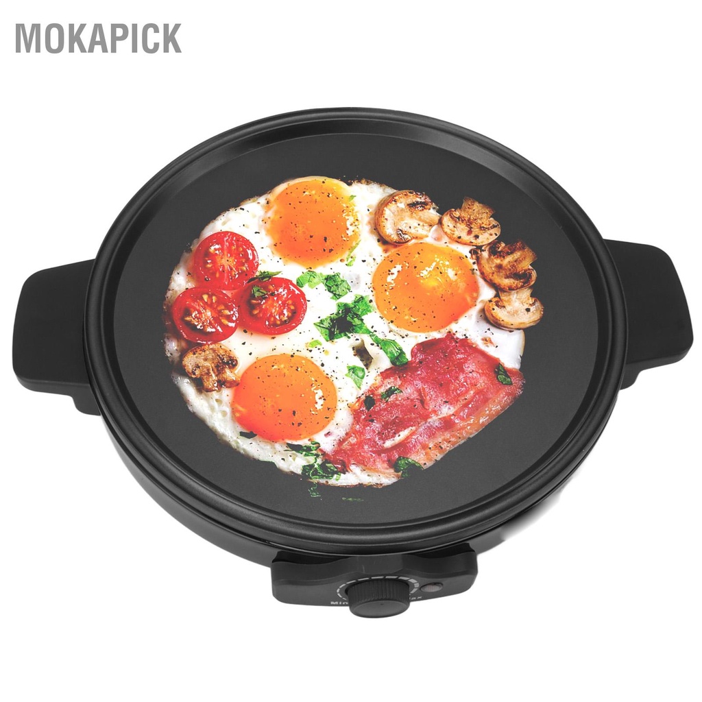 Mokapick Máy Làm Bánh Crepe Điện 2000W  Điều Chỉnh Nhiệt Độ Chính Xác Có Thể Nướng Kếp Cho Bữa Nửa Buổi Hoàn Hảo Blintzes Trứng Tortilla Thịt Xông Khói Phích Cắm Châu Âu 220V