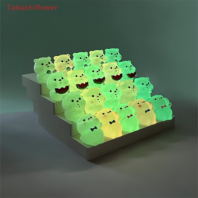 Mô Hình Chú Heo Con Phát Sáng Bằng Nhựa Resin Trang Trí Tiểu Cảnh / Xe Hơi