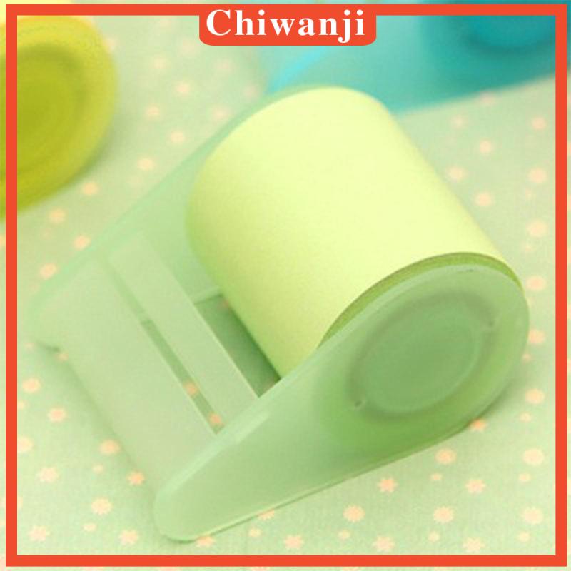 Set 4 Cuộn Giấy Ghi Chú Tự Dính Có Hộp Đựng Cho Sách / Notebook / Văn Phòng / Nhà Ở