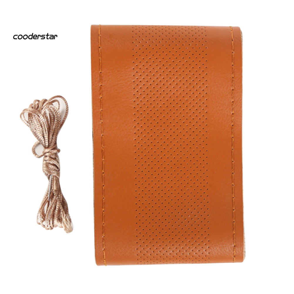 Vỏ Bọc Vô Lăng Xe Hơi Bằng Da Bò Chống Trượt DIY