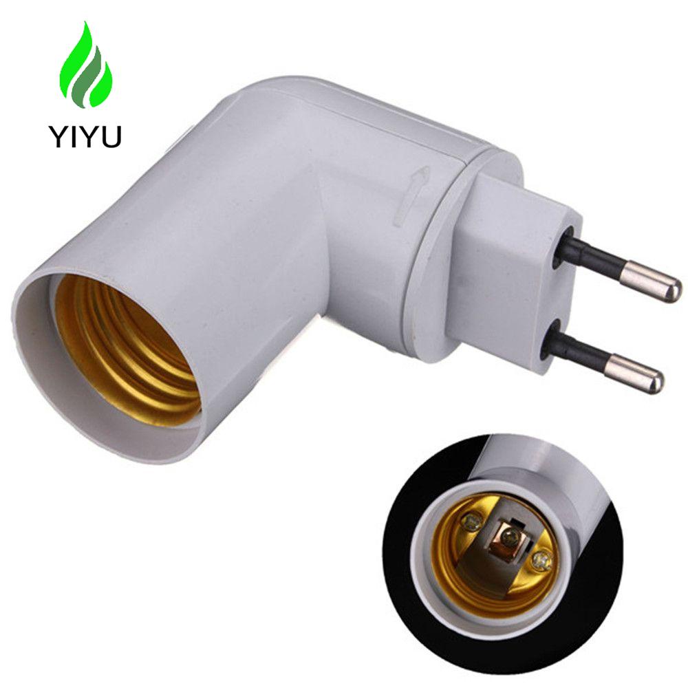 YIYU Chuôi Đèn E27 Chuyển Đổi Phích Cắm EU Mới