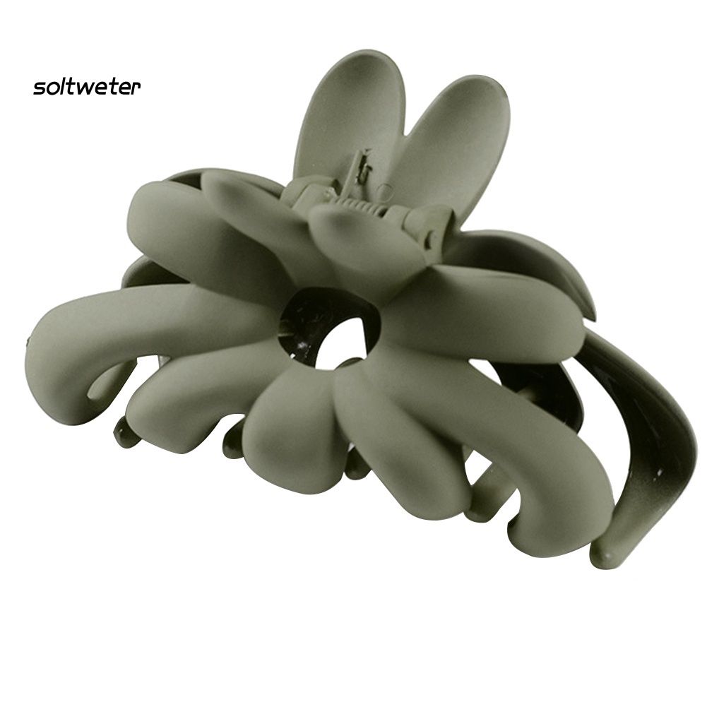 Kẹp Tóc Đuôi Ngựa Bằng Resin Màu Sắc Ngọt Ngào Họa Tiết Hoa Xinh Xắn Cho Nữ