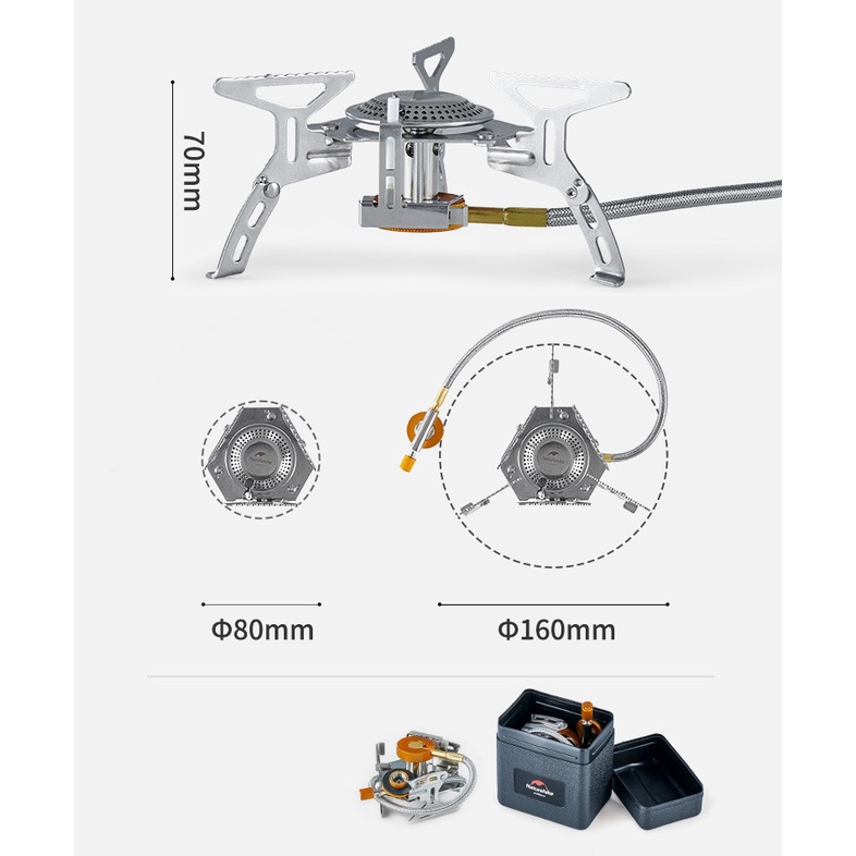 Bếp gas gấp gọn NatureHike NH21RJ009