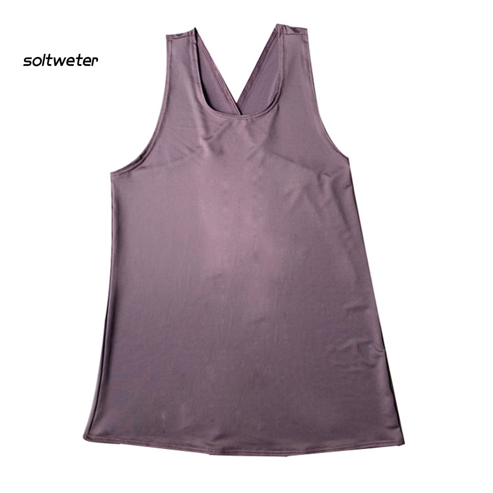 Áo Tank Top Thể Thao Đan Dây Chéo Lưng Thời Trang Quyến Rũ Cho Nữ