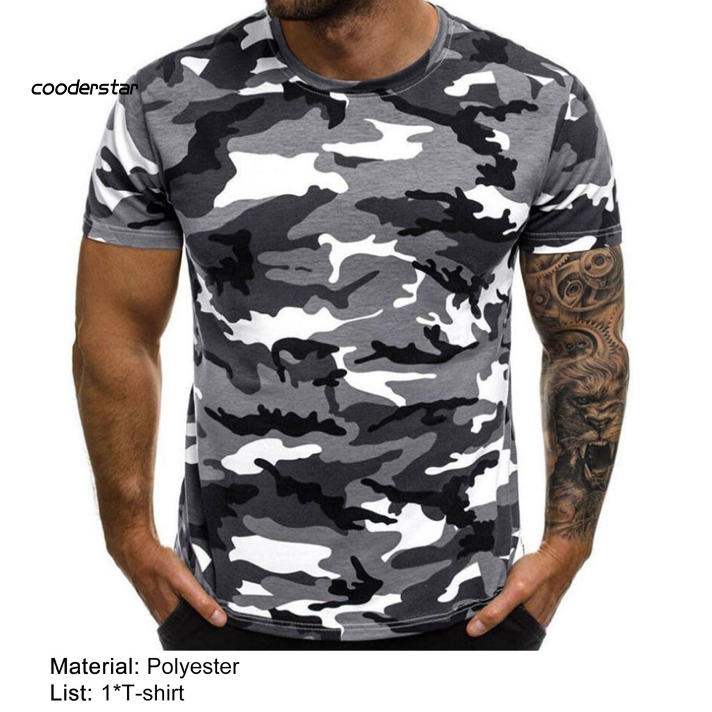 Áo Thun Tay Ngắn Dáng Ôm In Họa Tiết Rằn Ri Thời Trang Mùa Hè Cho Nam