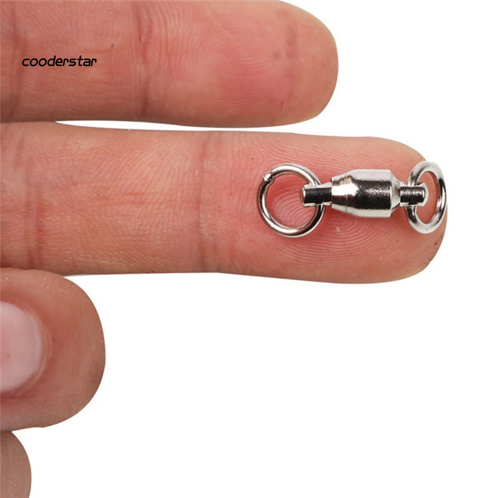 Set 30 Móc Nối Xoay Câu Cá Bằng Thép Không Gỉ Đơn Giản