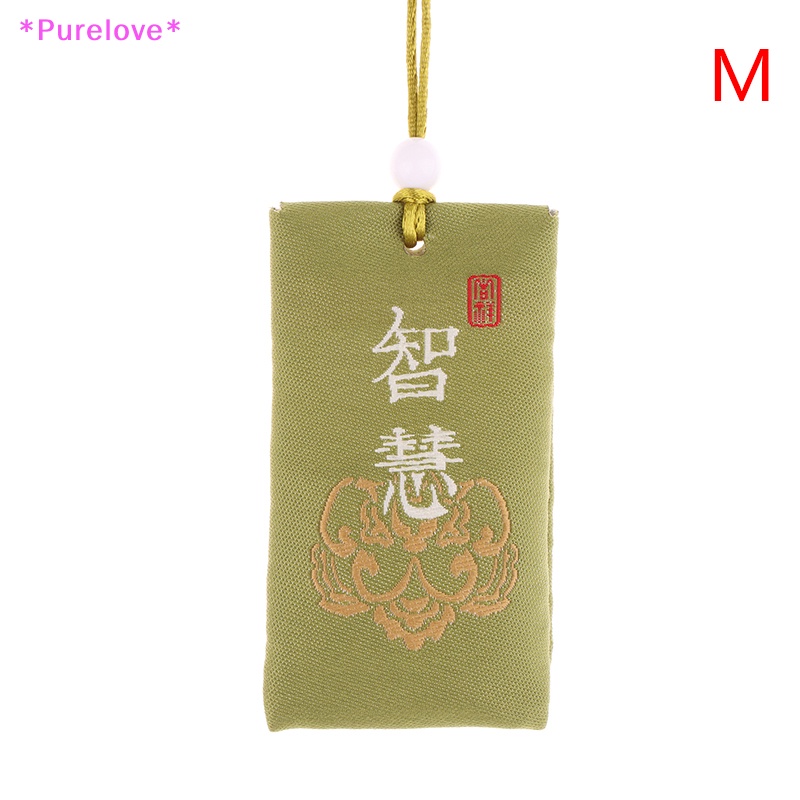 Túi Cầu Nguyện May Mắn Thêu Họa Tiết Xinh Xắn Trang Trí Xe Hơi Mới