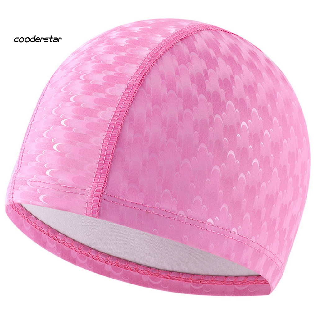 Mũ Bơi Màu Trơn Chống Trượt Bảo Vệ Tai Cho Người Lớn