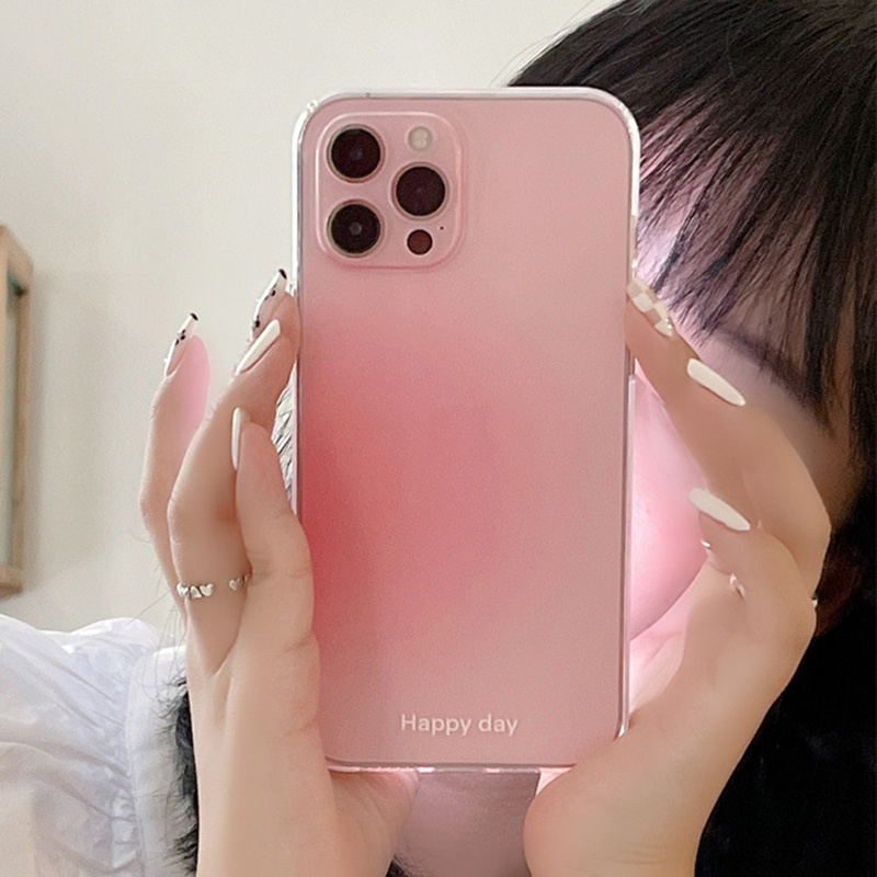 Ốp Điện Thoại Mềm Siêu Mỏng Chống Sốc Màu Gradient Thời Trang Cho IPhone 11 14 Pro Max 13pro 12 Promax 14plus