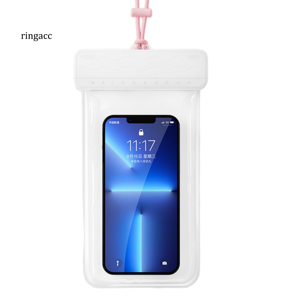 Túi Đựng Điện Thoại Trong Suốt Chống Thấm Nước IPX8 Có Thể Điều Chỉnh Màn Hình Cảm Ứng Kèm Dây Đeo Tiện Dụng