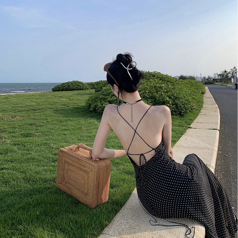 Đầm Chiffon Hai Dây Thời Trang Mùa Hè