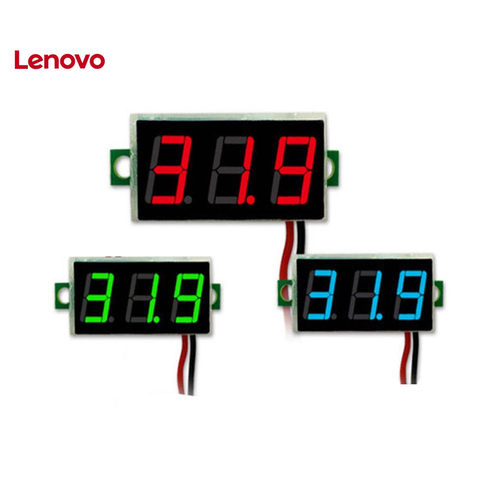 Vôn Kế 2 Dây Màn Hình LED 3 Số DC 25-30V