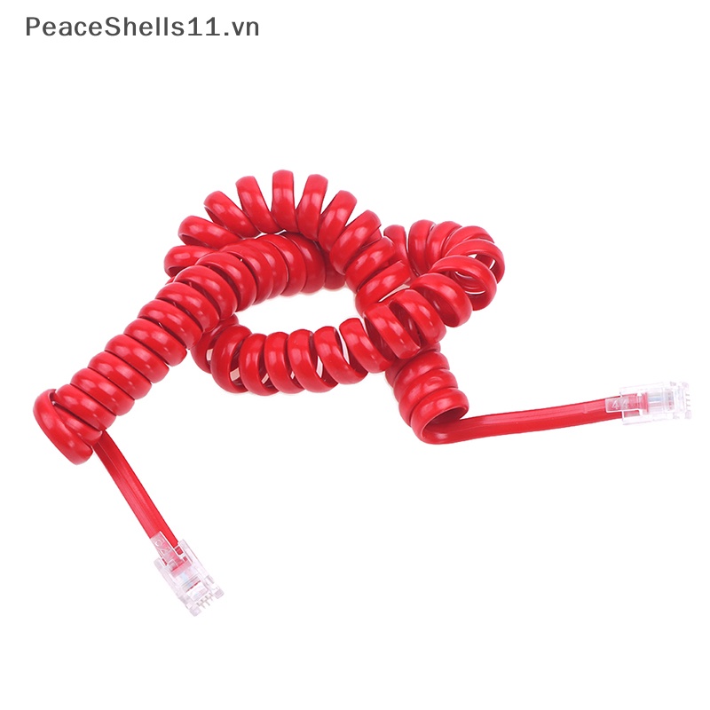 1 Cuộn Dây Cáp Điện Thoại 6.5FT Màu Trắng