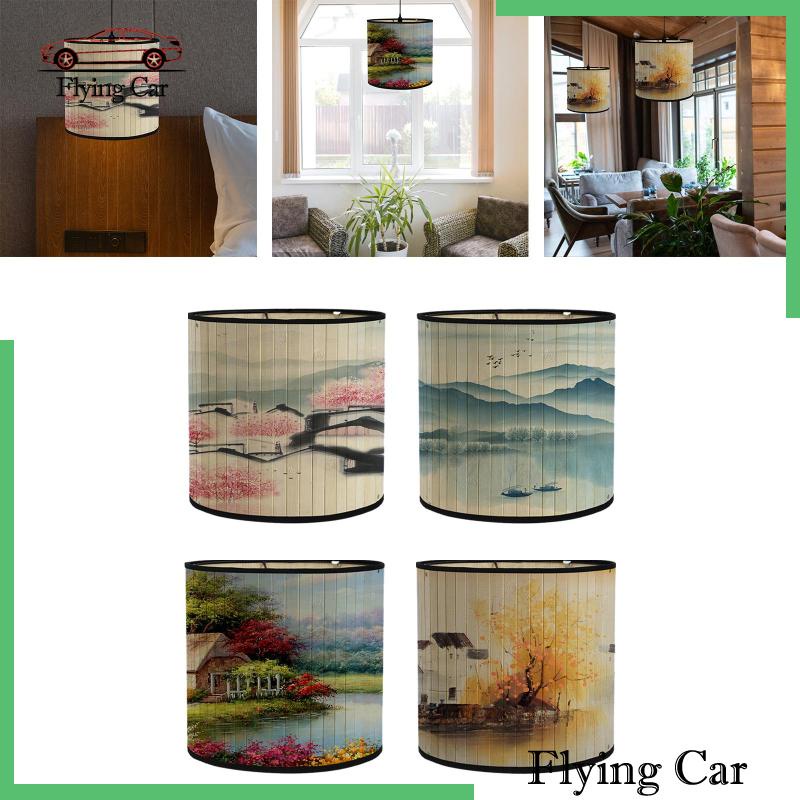 Chụp Đèn Treo Trần Nhà Bằng Vải Dệt Thủ Công In Họa Tiết Trống Cổ Điển Trang Trí Phòng Ngủ / Nhà Cửa