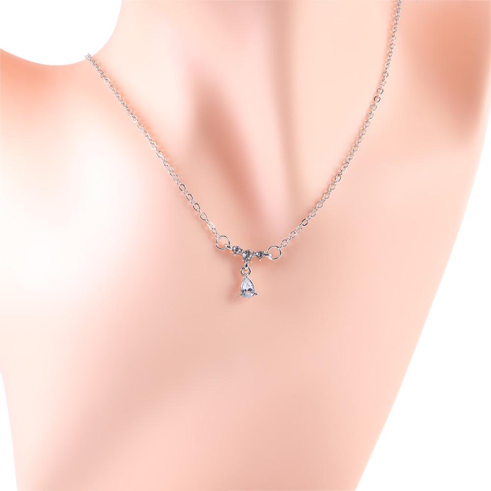 Vòng Cổ Choker Chất Liệu Hợp Kim Đính Đá Lấp Lánh Phong Cách Hàn Quốc