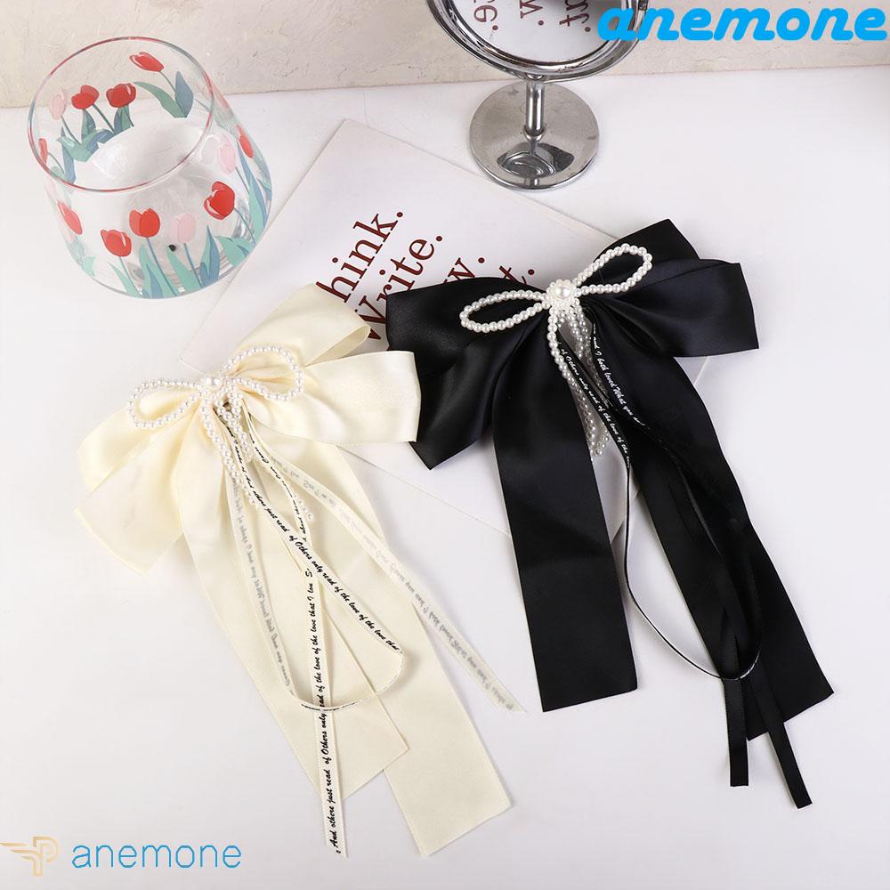 ANEMONE Kẹp Tóc Nơ y2k Dễ Thương Dành Cho Nữ