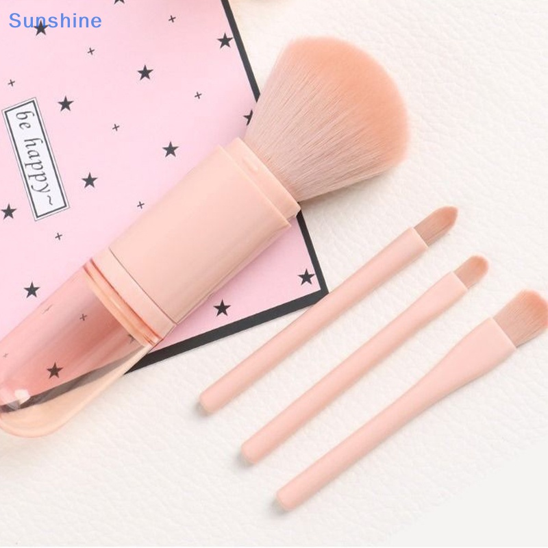 Set Cọ Trang Điểm Mắt Mini 4 Trong 1 Tiện Dụng