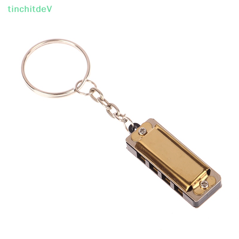 Móc Khóa Kèn Harmonica Mini 8 Tông 4 Lỗ Tiện Dụng