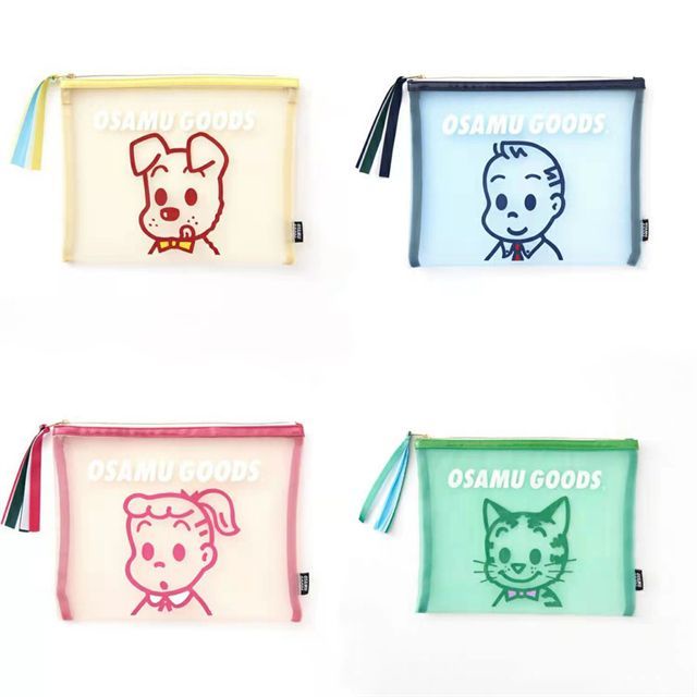 Túi Đựng Mỹ Phẩm Trong Suốt Họa Tiết Hoạt Hình Xinh Xắn