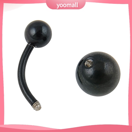 Khuyên Rốn Dạng Thanh Tạ Bằng Thép Không Gỉ