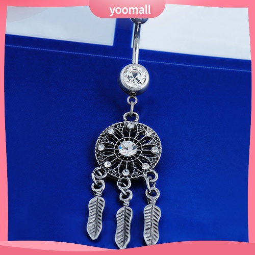 Khuyên Rốn Hình Lưới Giấc Mơ Đính Đá Thời Trang