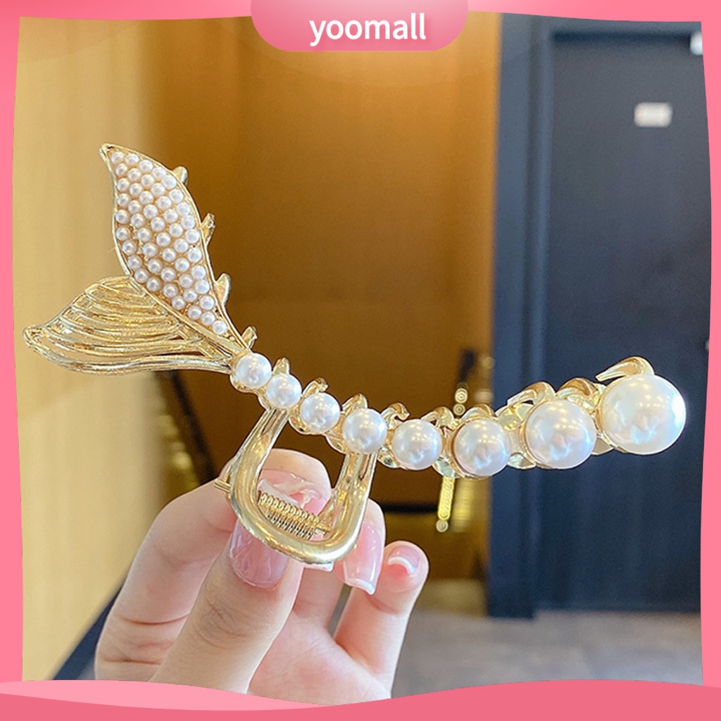 Kẹp Tóc Đuôi Cá Đính Ngọc Trai Nhân Tạo Đa Năng Thời Trang Cho Nữ